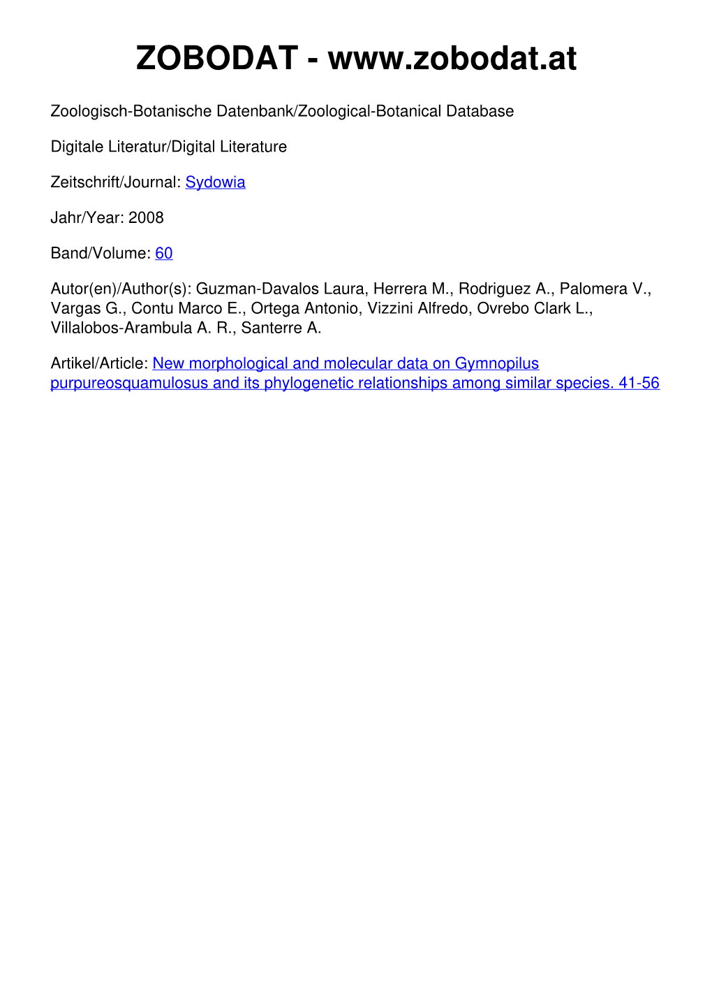 New Morphological and Molecular Data on Gymnopilus Purpureosquamulosus and Its Phylogenetic Relationships Among Similar Species