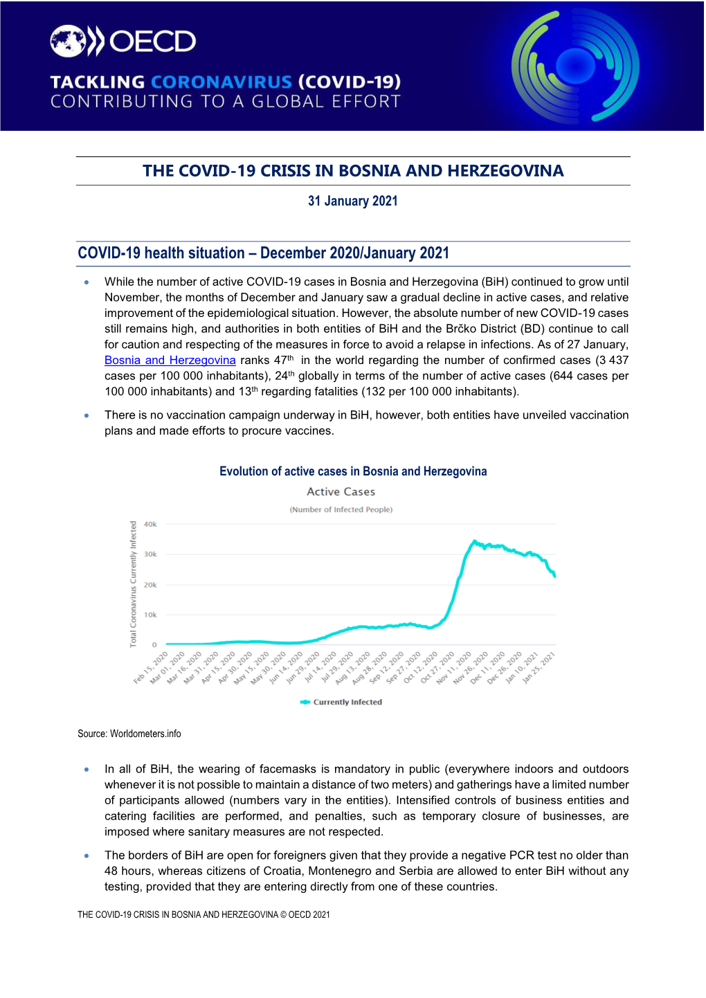 The Covid-19 Crisis in Bosnia and Herzegovina