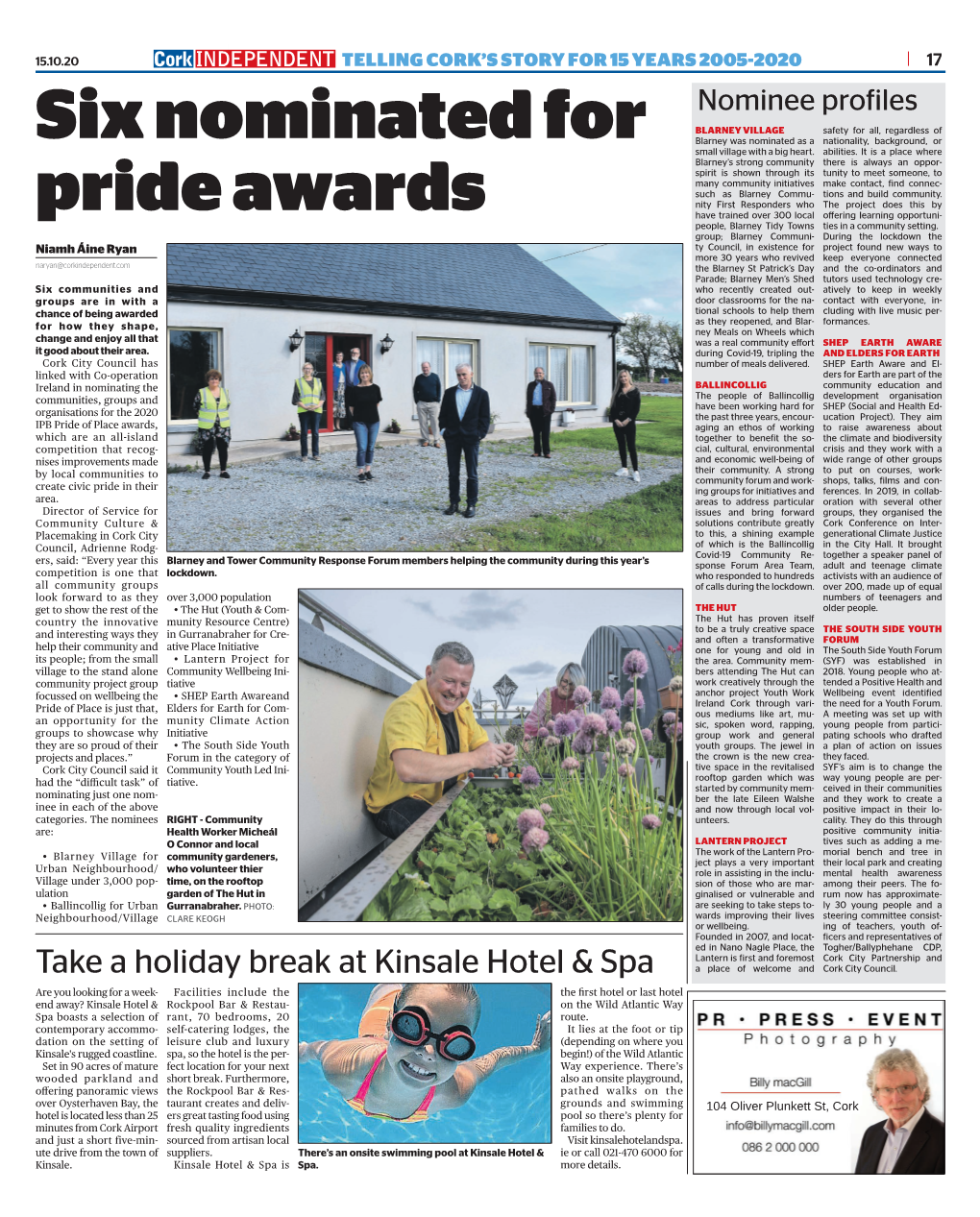 Six Nominated for Pride Awards