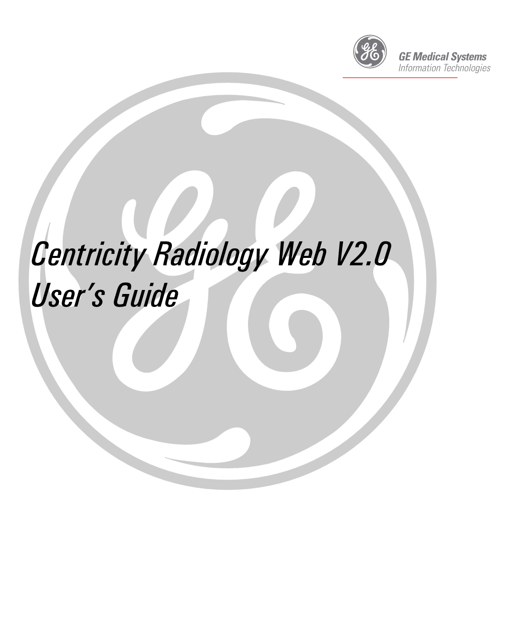 Centricity Web Manual (PDF)