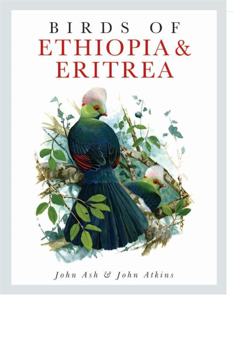 Birds of ETHIOPIA and ERITREA