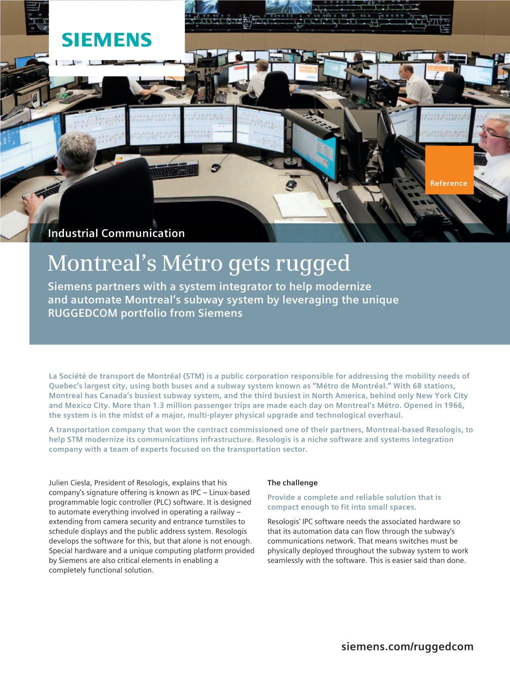 Case Study Metro Montreal
