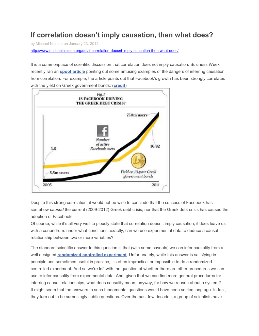 If Correlation Doesn T Imply Causation, Then What Does?