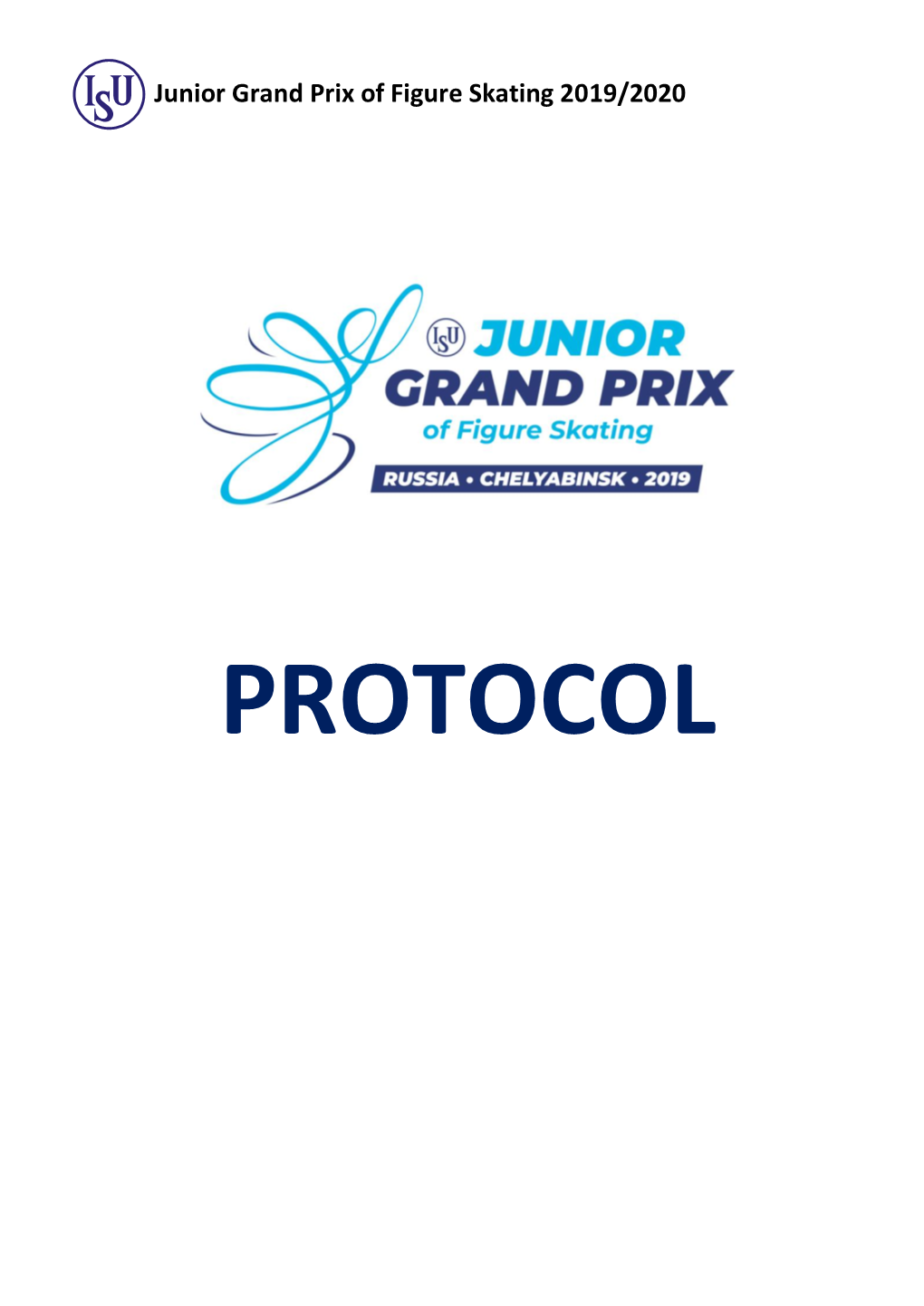 Junior Grand Prix of Figure Skating 2019/2020