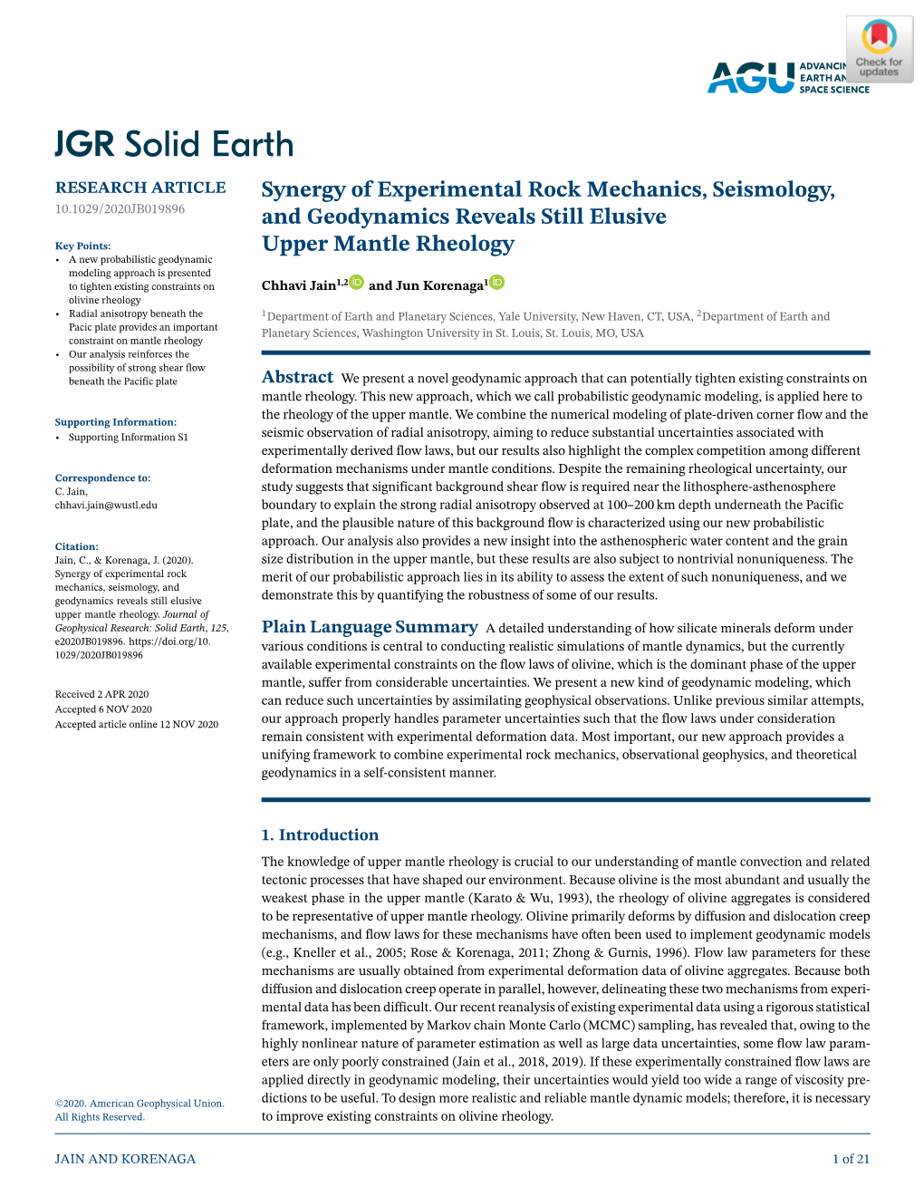 Synergy of Experimental Rock Mechanics, Seismology, And