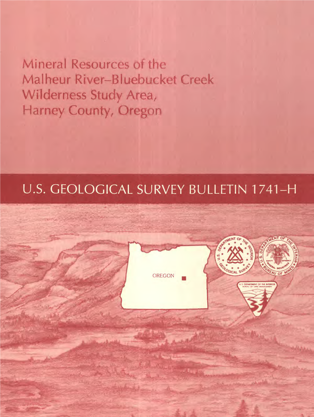 Mineral Resources of the Malheur River-Bluebucket N