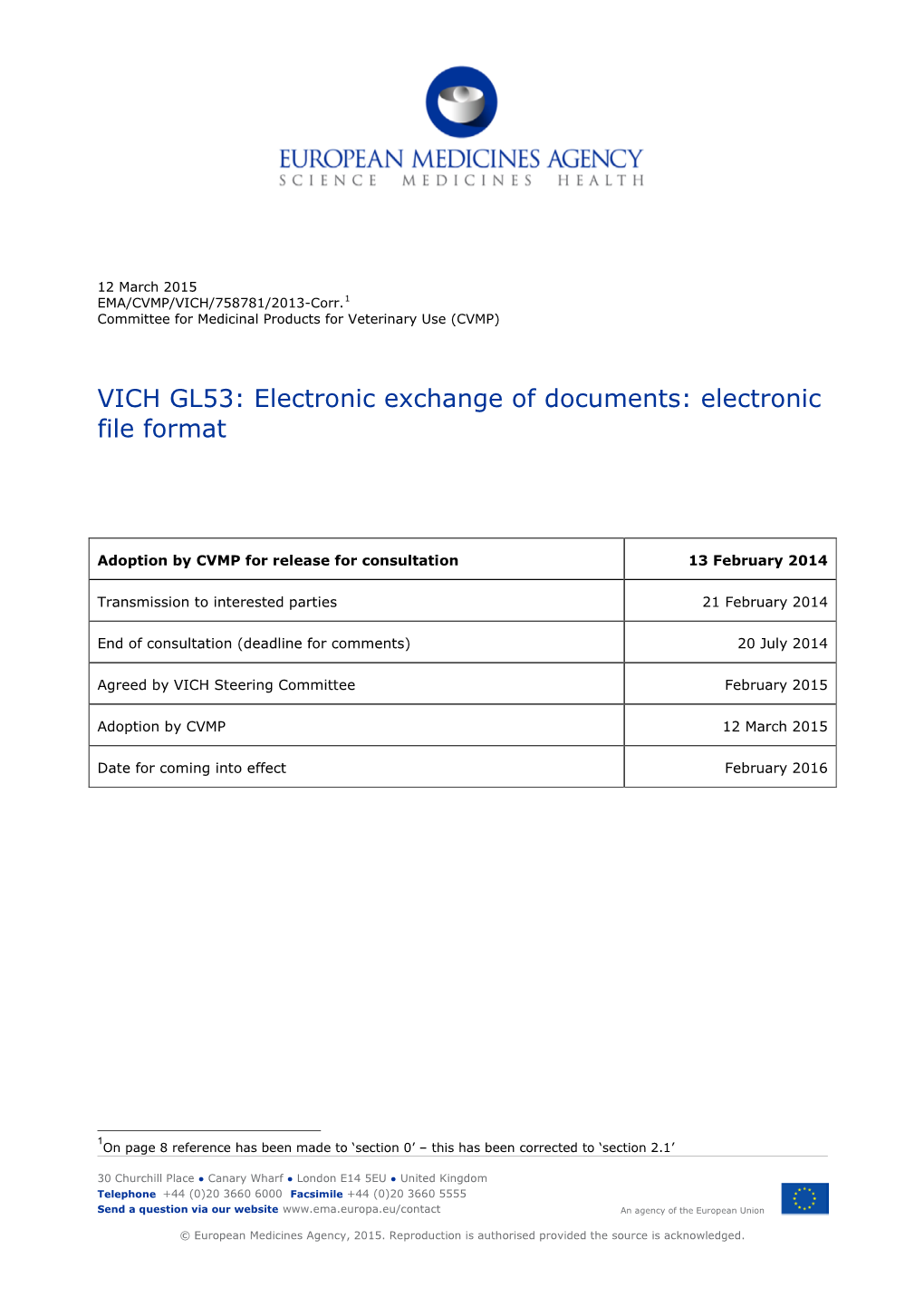 Electronic File Format