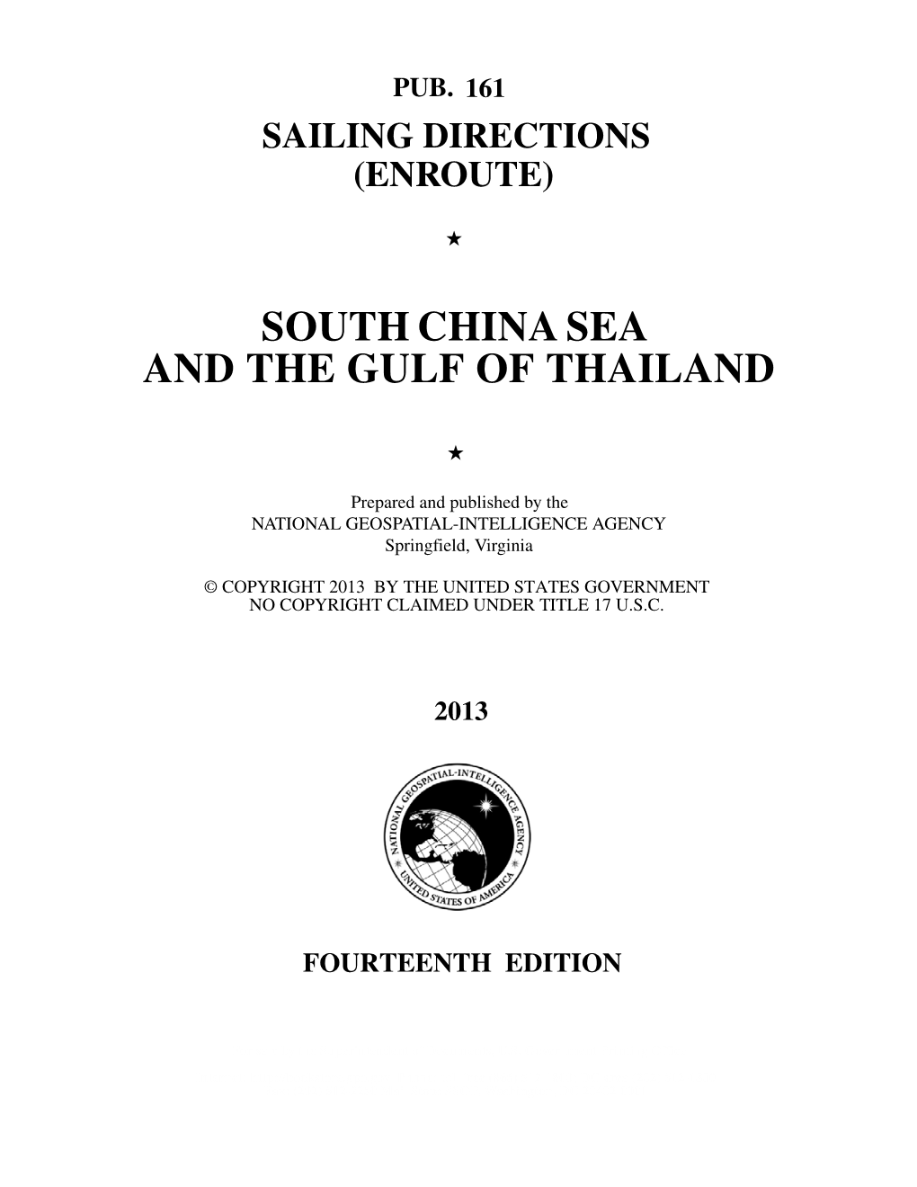 South China Sea and the Gulf of Thailand