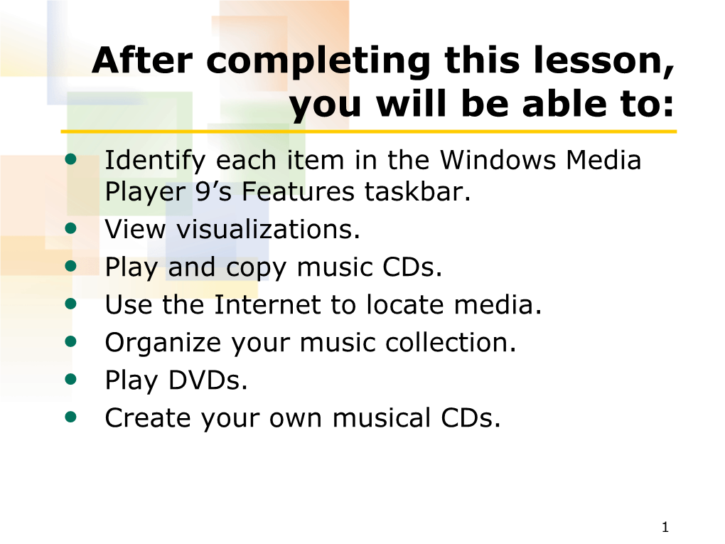 Managing Music with Windows Media Player