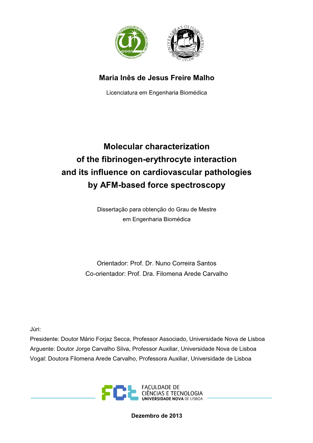 Molecular Characterization of the Fibrinogen-Erythrocyte Interaction and Its Influence on Cardiovascular Pathologies by AFM-Based Force Spectroscopy