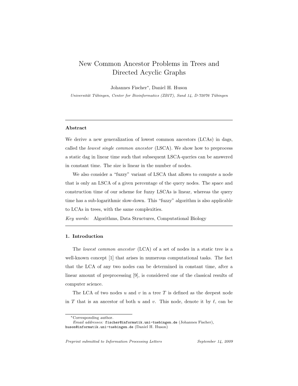 New Common Ancestor Problems in Trees and Directed Acyclic Graphs