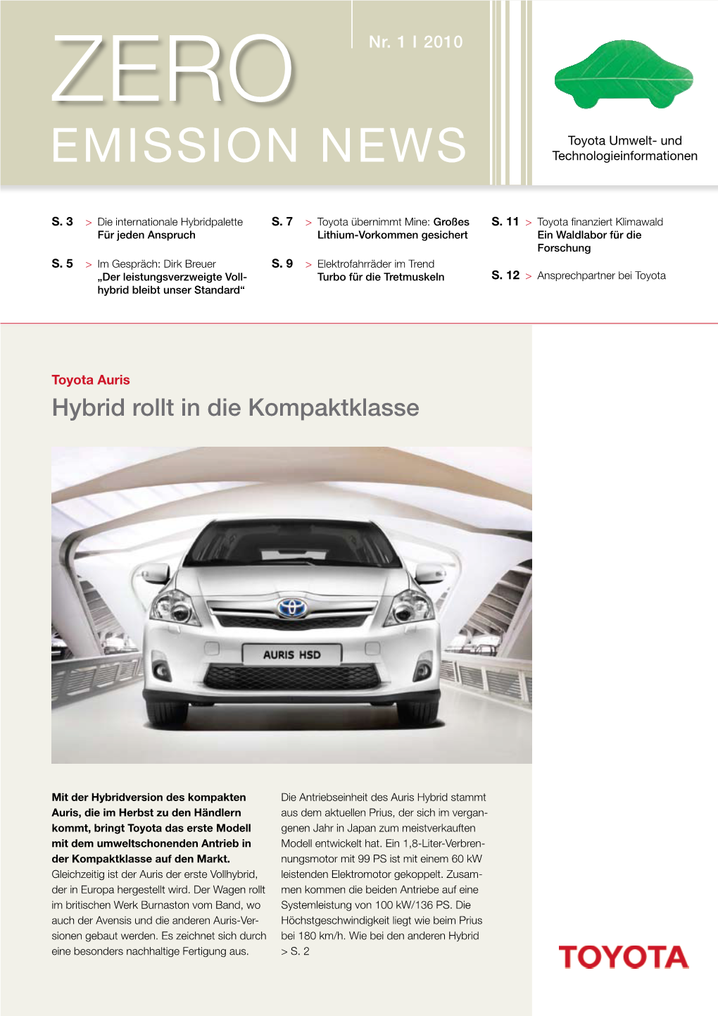 Emission News Technologieinformationen