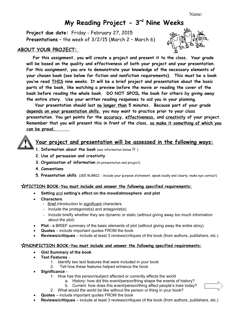 Independent Reading Assessment