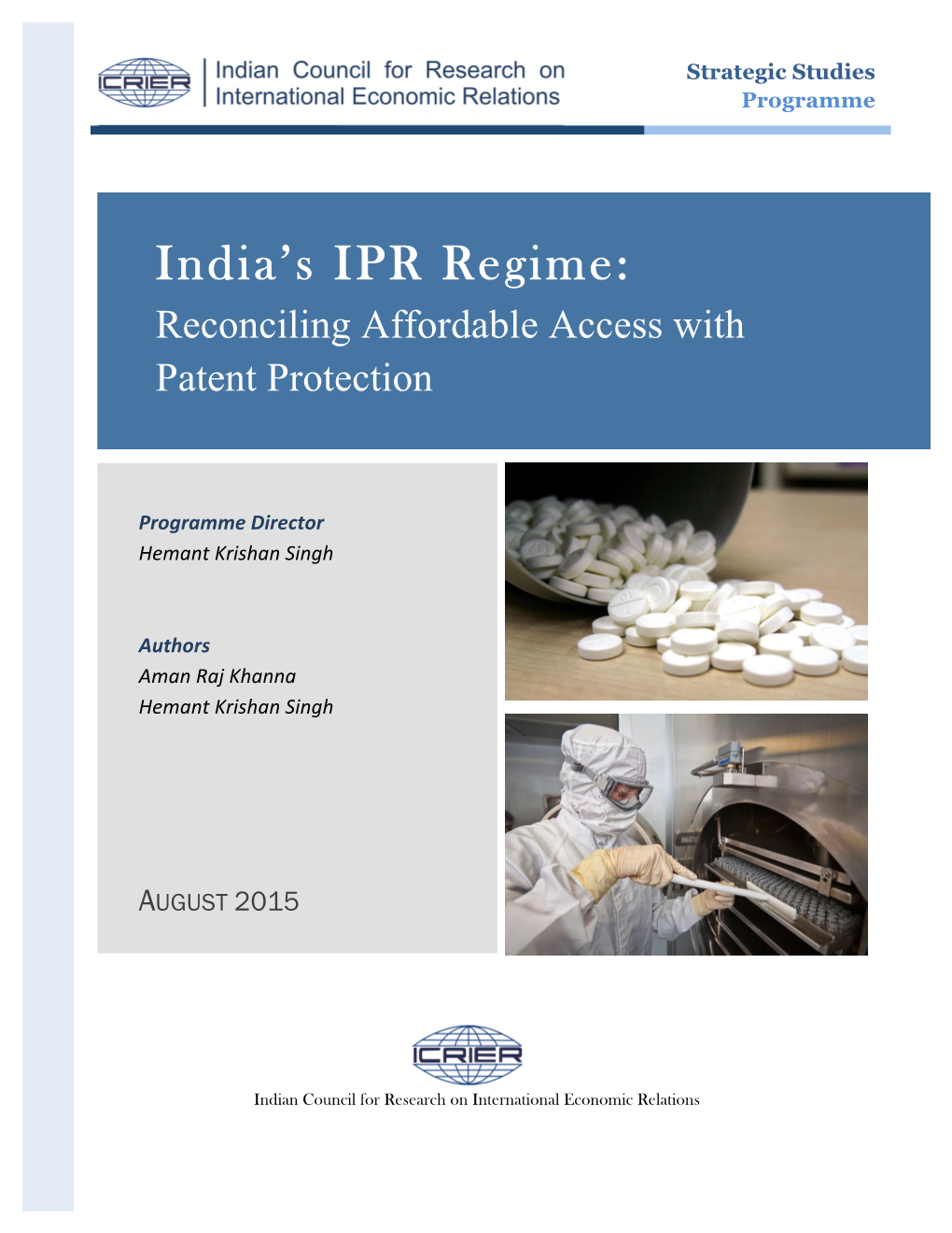 India's IPR Regime