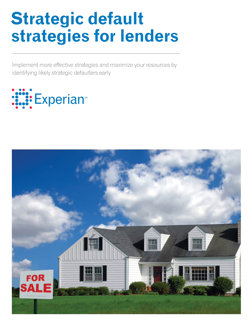 Strategic Default Strategies for Lenders