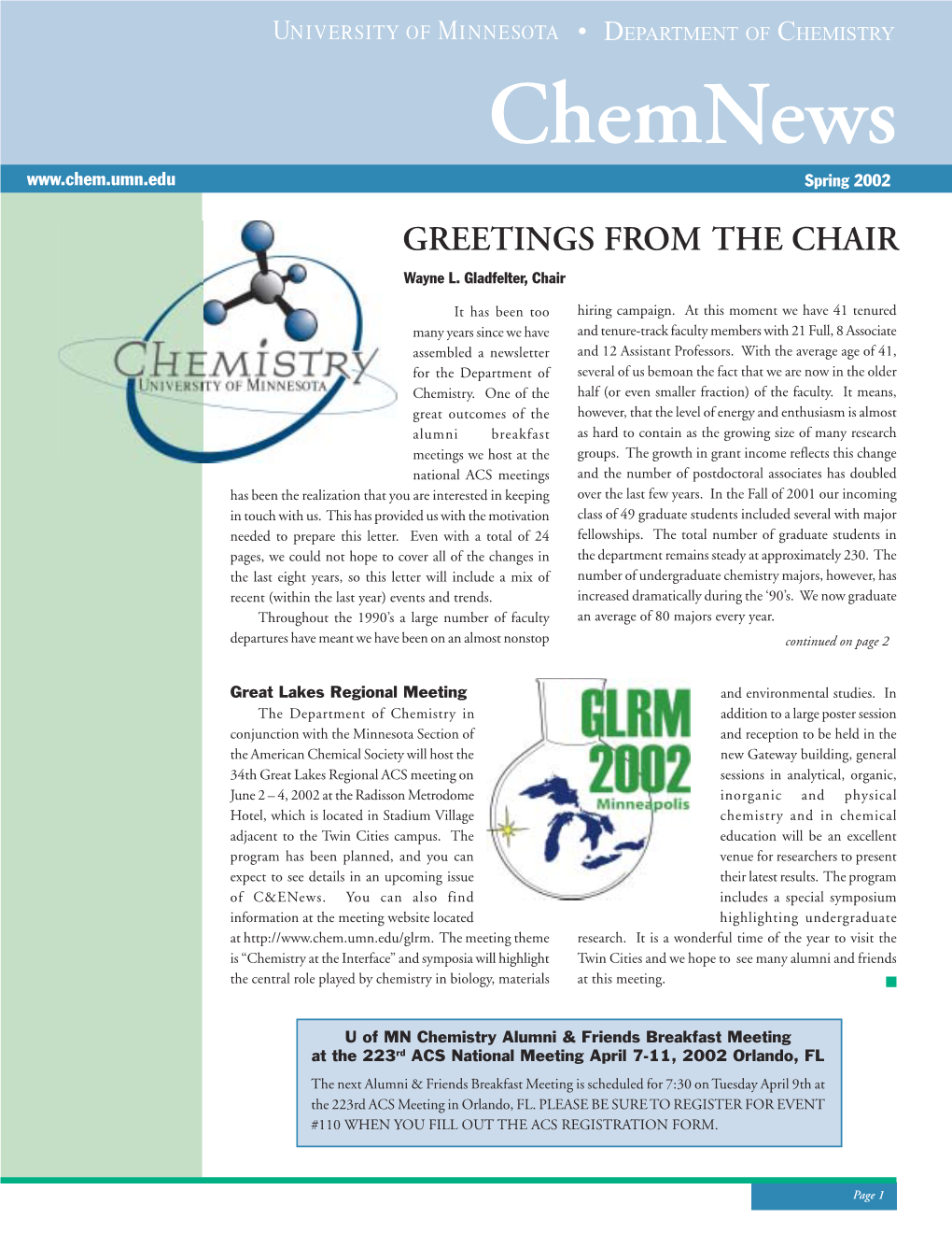 Chemnews Spring 2002