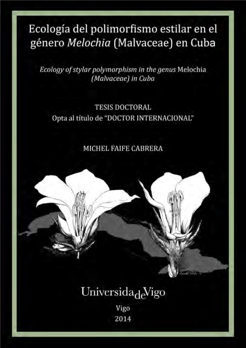 Melochia (Malvaceae) En Cuba