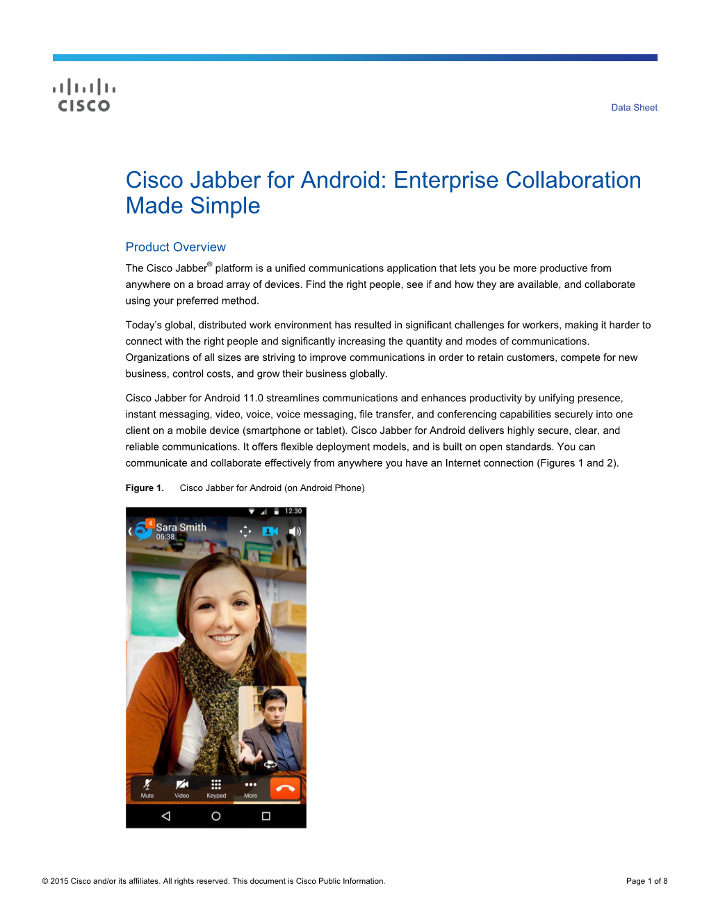 Cisco Jabber for Android: Enterprise Collaboration Made Simple