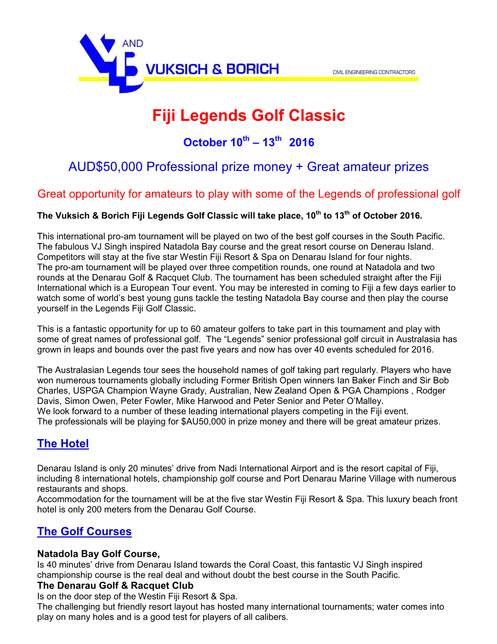 Legends Pro-Am