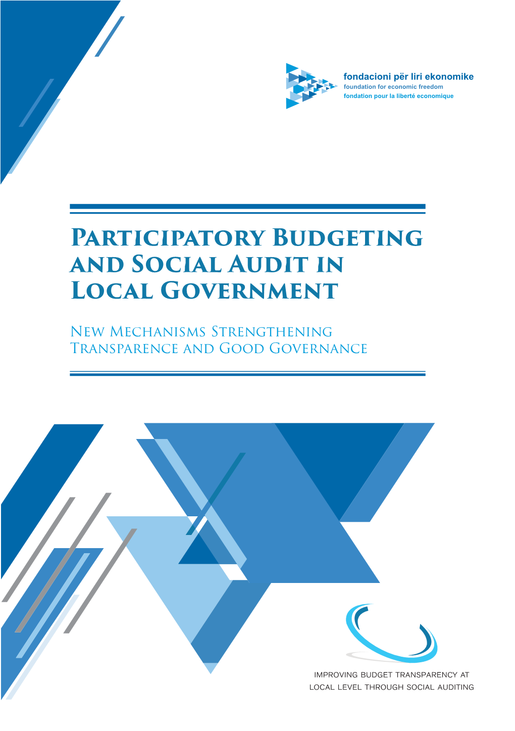 Participatory Budgeting and Social Audit in Local Government
