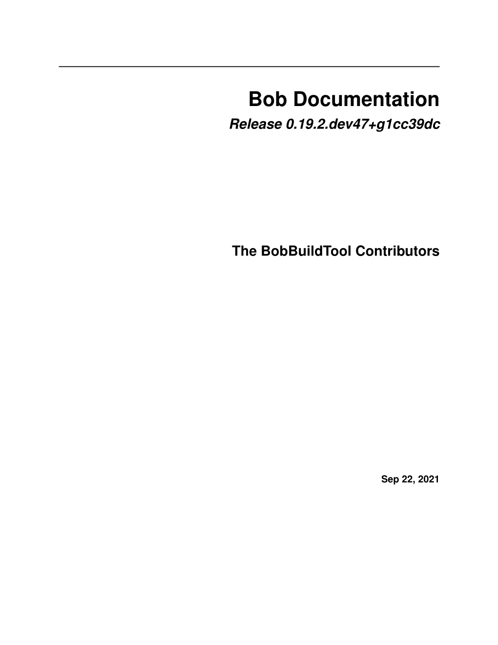 Bob Documentation Release 0.19.2.Dev47+G1cc39dc