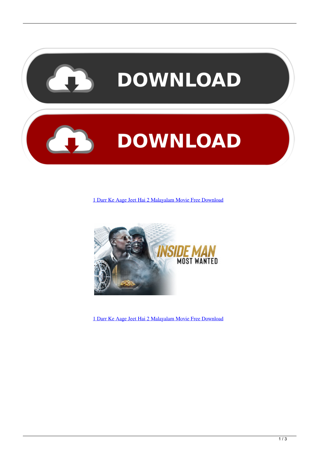 1 Darr Ke Aage Jeet Hai 2 Malayalam Movie Free Download