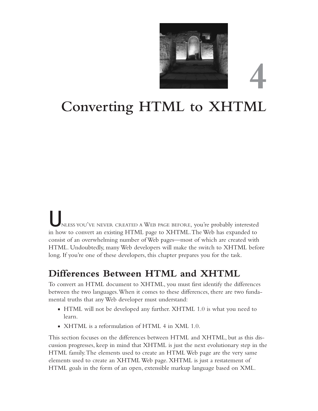 Converting HTML to XHTML
