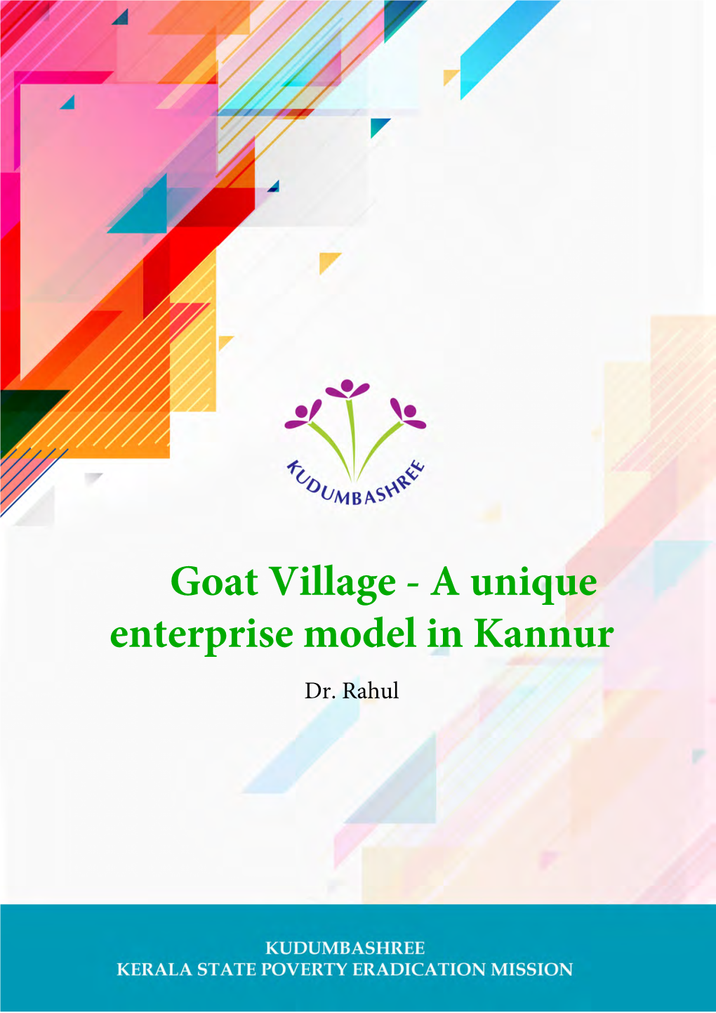 Goat Village - a Unique Enterprise Model in Kannur Dr
