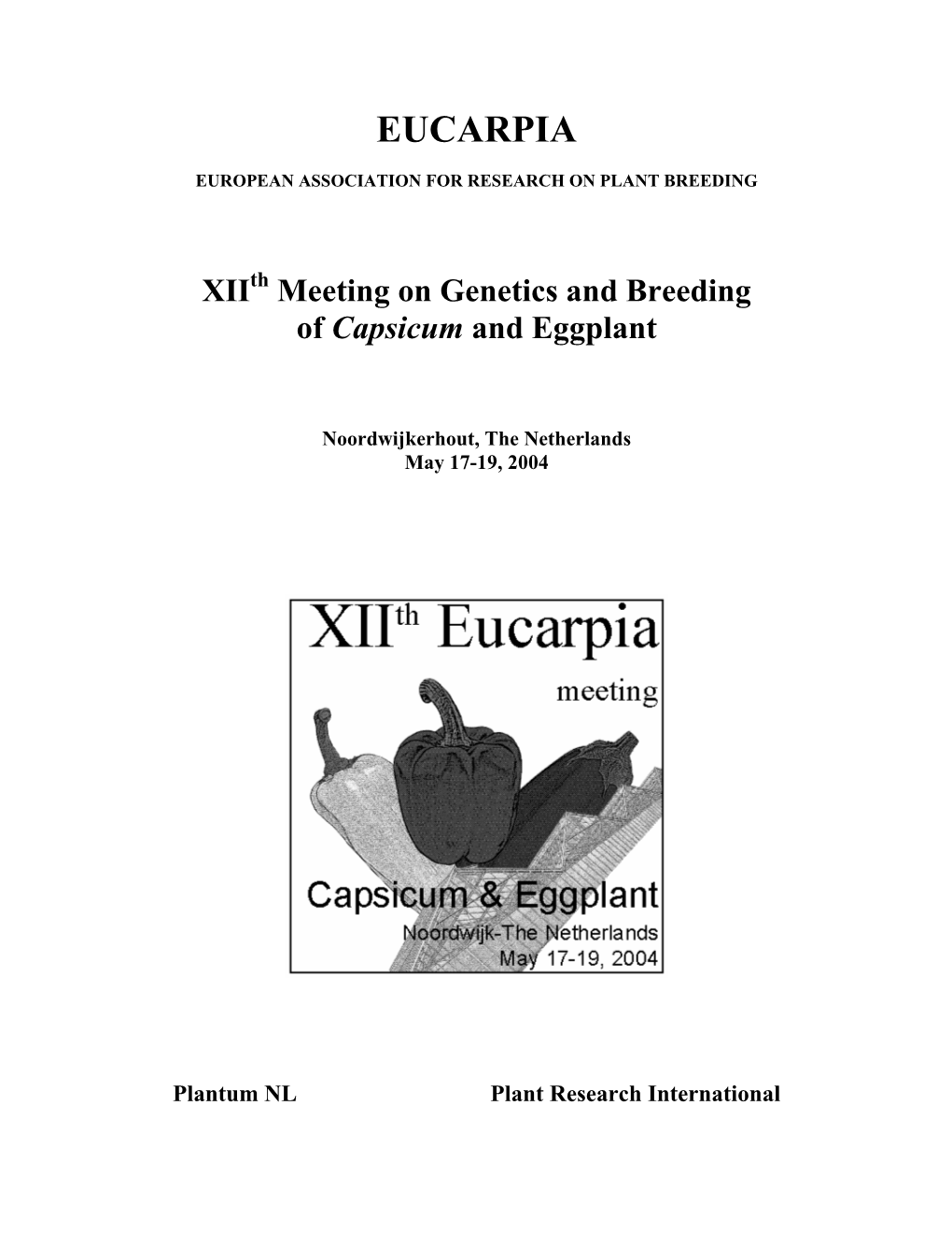 Meeting on Genetics and Breeding of Capsicum and Eggplant