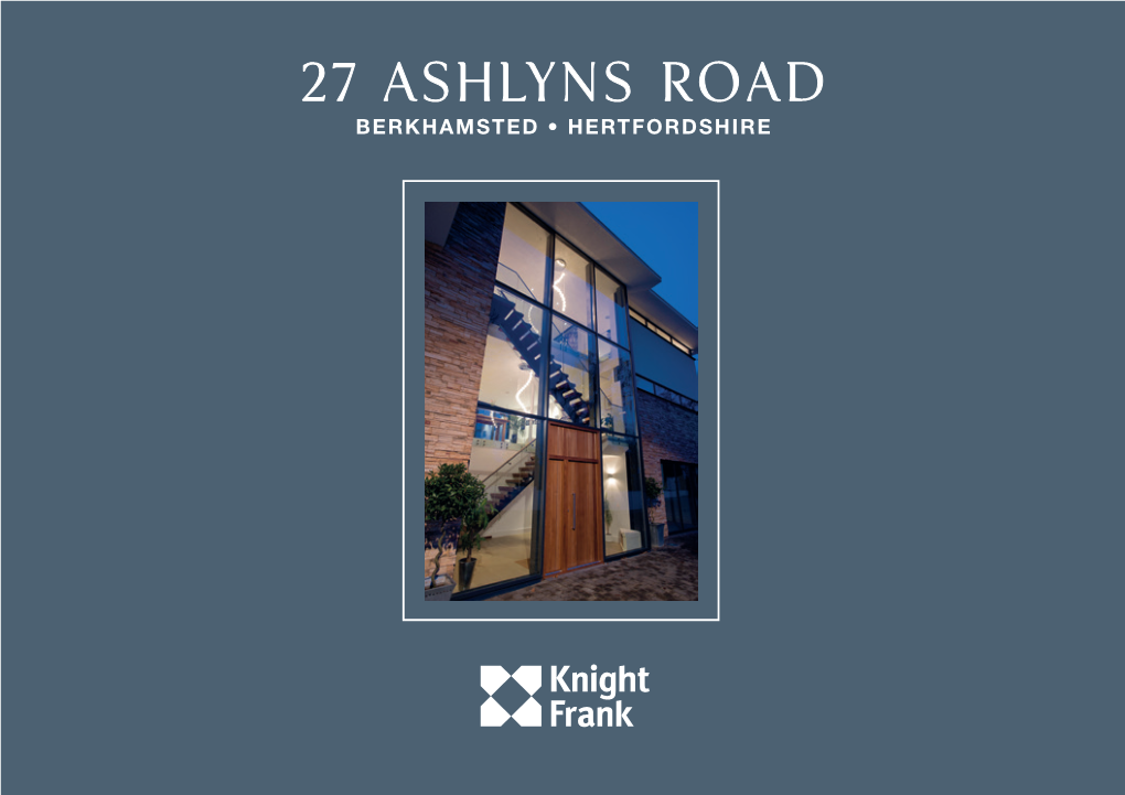 27 Ashlyns Road Berkhamsted • Hertfordshire