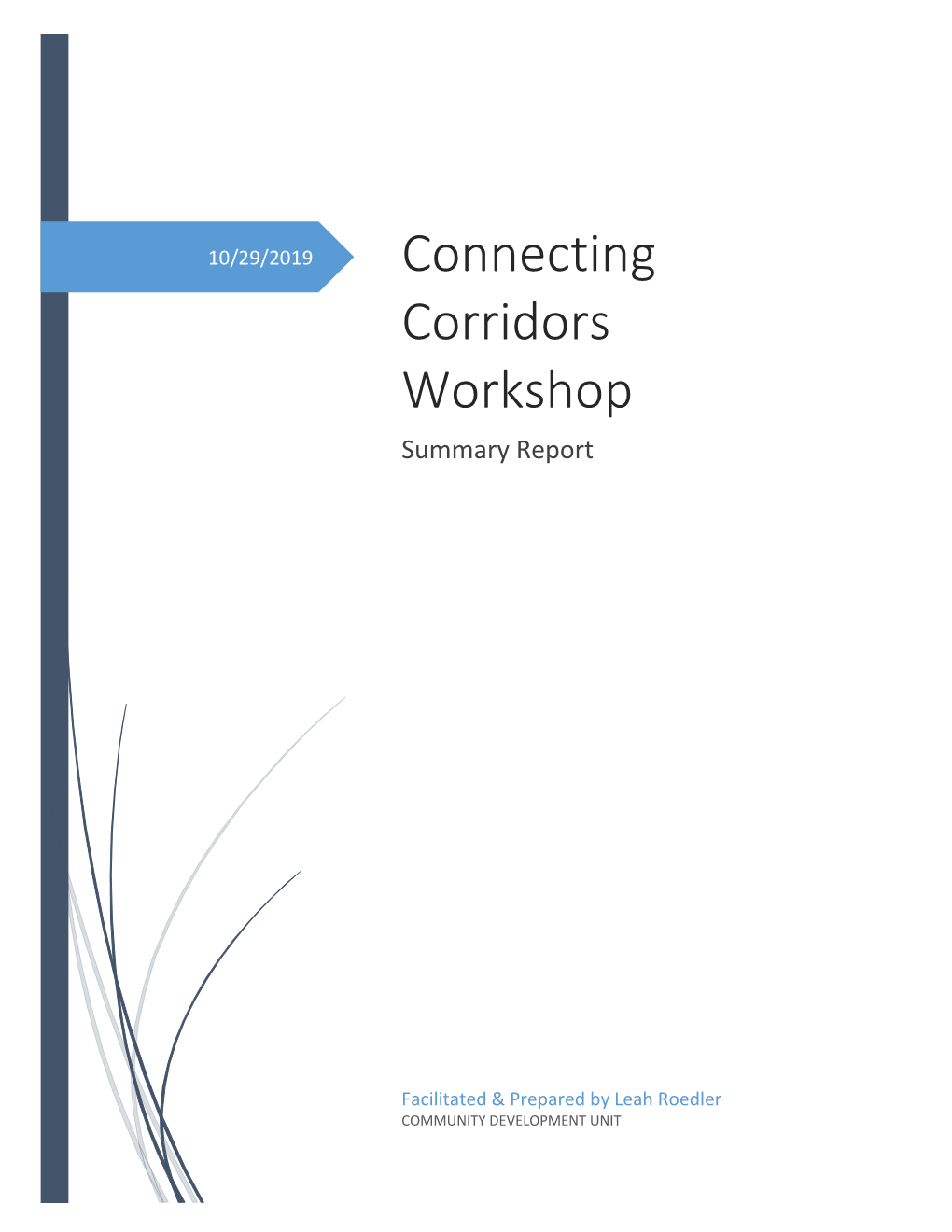 Connecting Corridors Workshop Summary Report