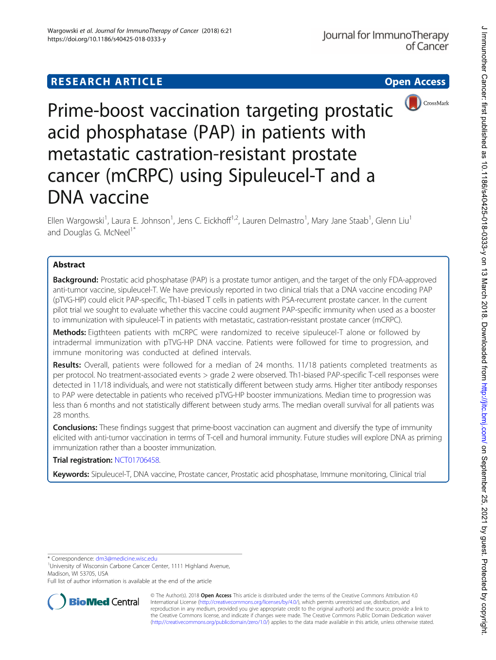Prime-Boost Vaccination Targeting