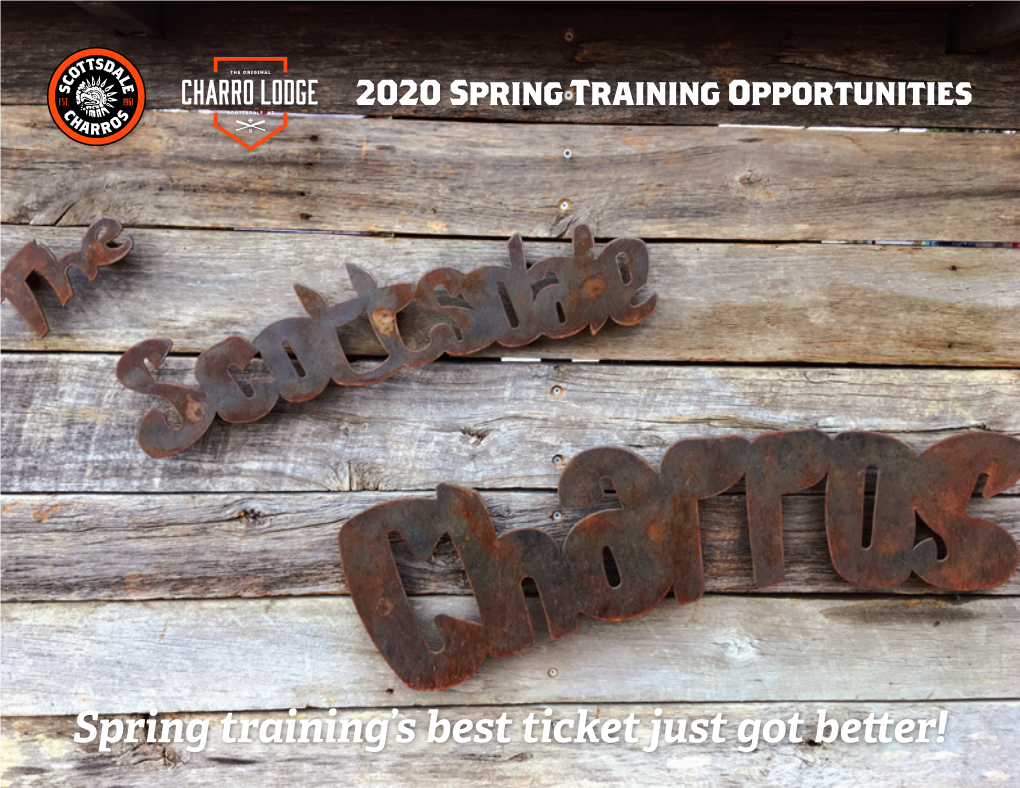 2020 Giants Spring Training Marketing Packet [PDF]