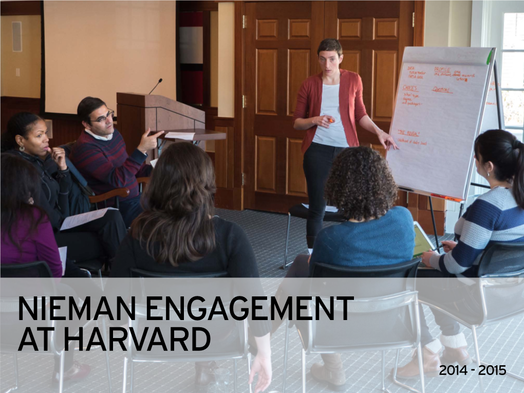 NIEMAN ENGAGEMENT at HARVARD 2014 - 2015 Nieman-Berkman Fellow Maggie Koerth-Baker Interviewed Harvard T.H