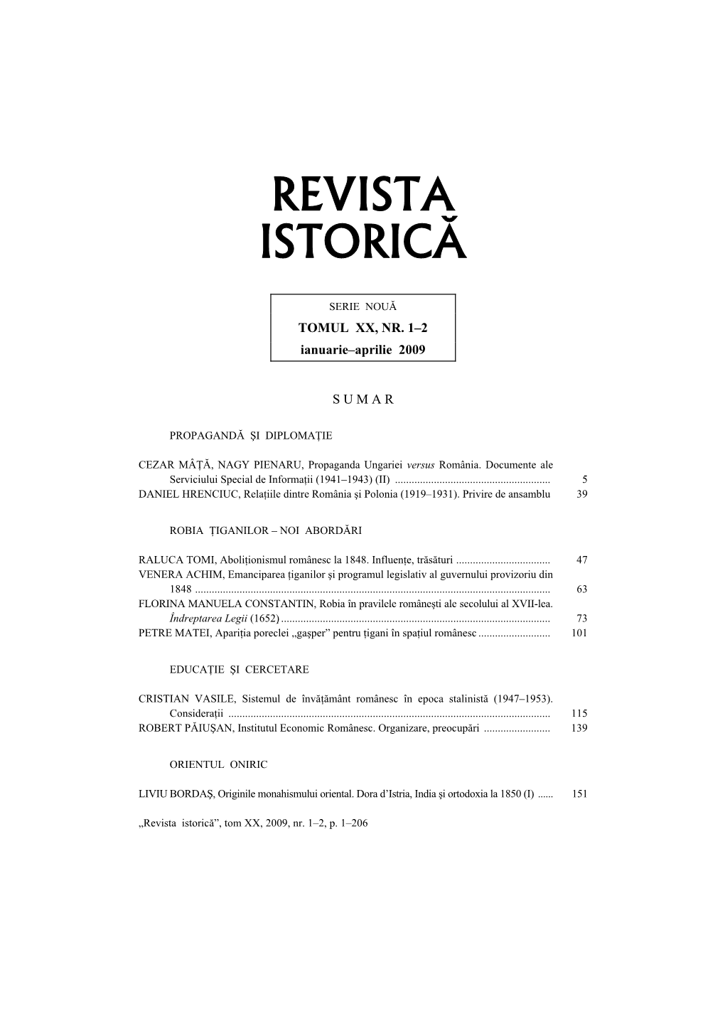 Revista Istorică