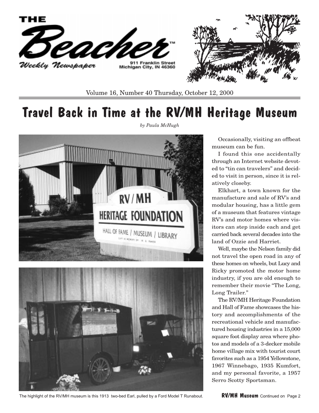 Travel Back in Time at the RV/MH Heritage Museum by Paula Mchugh