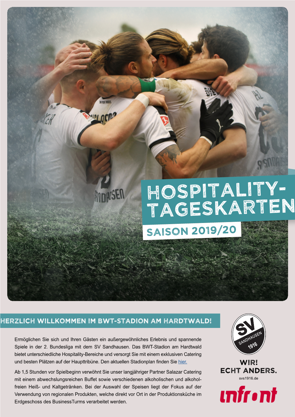 Hospitality- Tageskarten Saison 2019/20