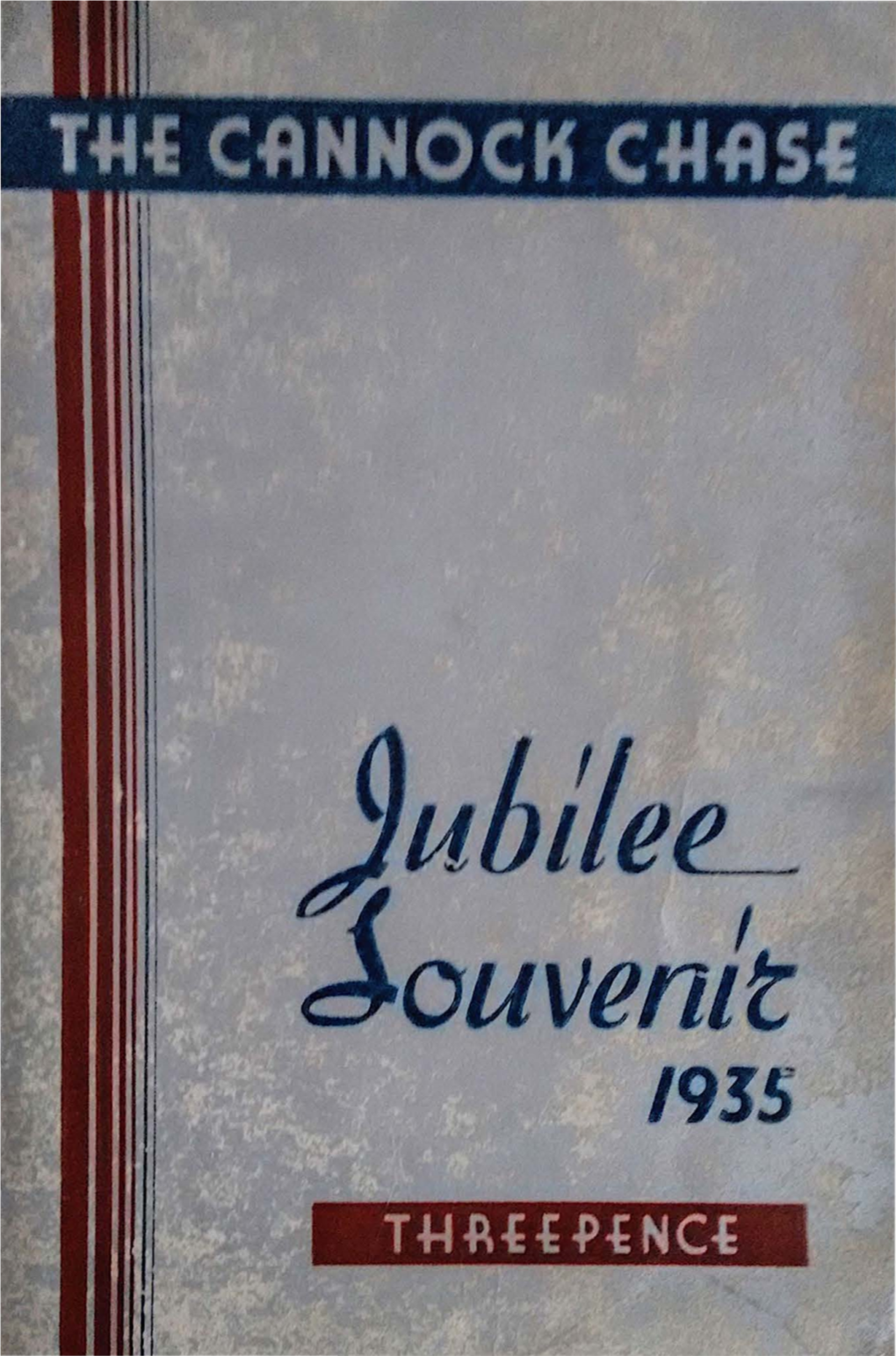 Cannock Chase Jubilee Souvenir 1935