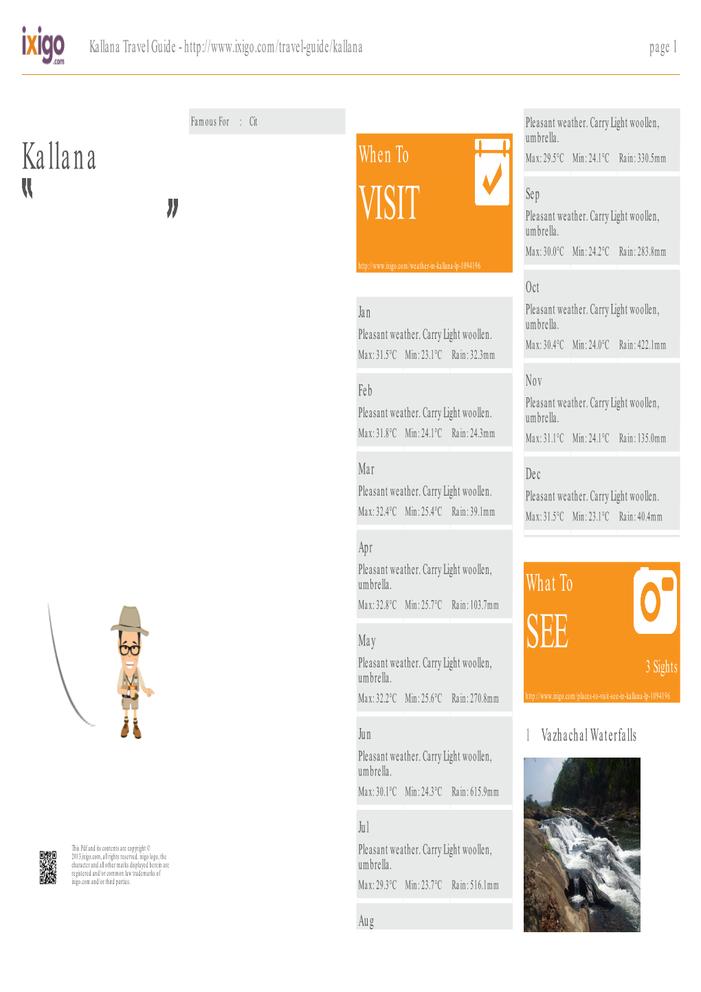 Kallana Travel Guide - Page 1