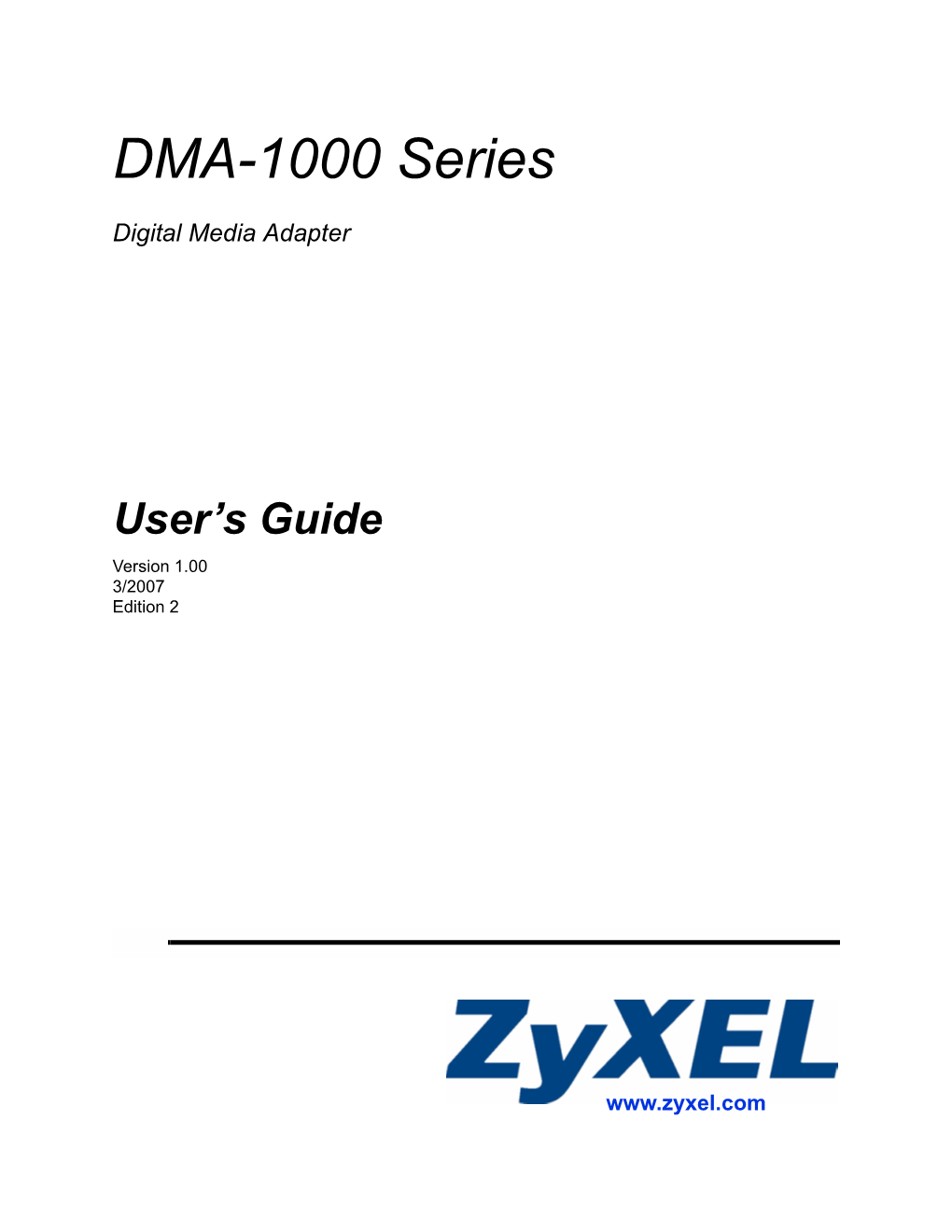 SMG-700 User's Guide V1.00 (Nov 2004)