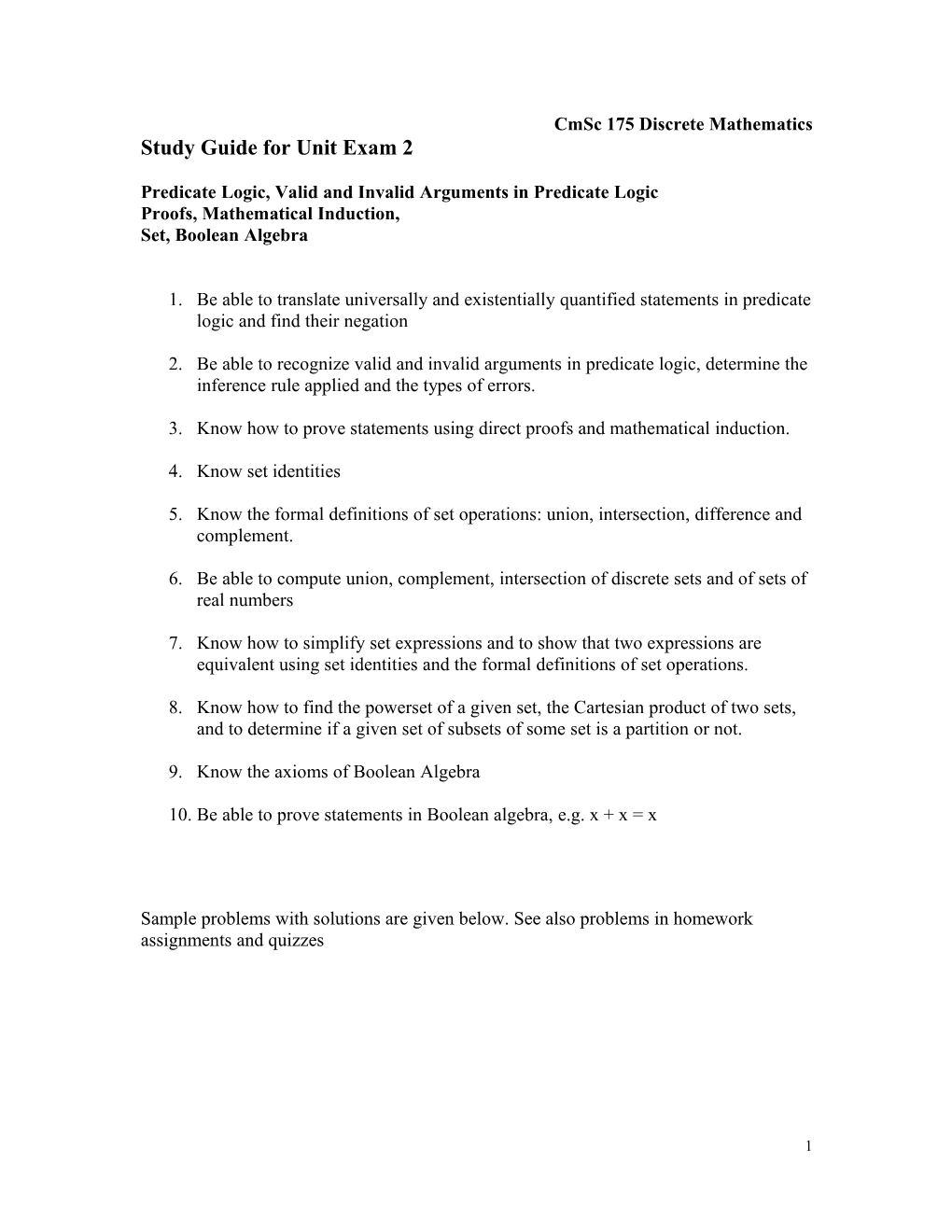 Universal Conditional Statements s2