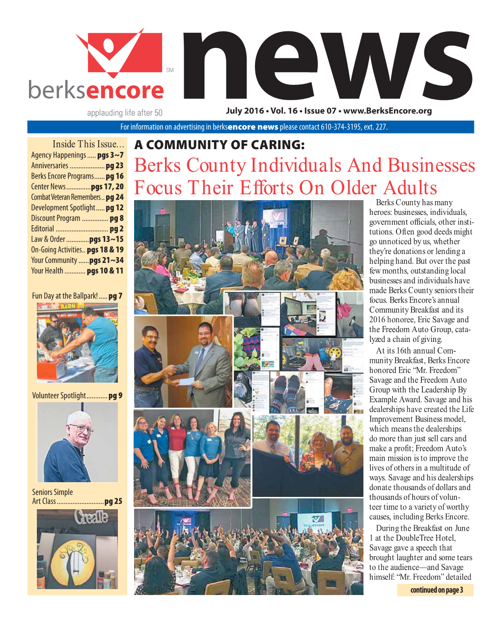 Berks County Individuals and Businesses Focus Their Efforts On