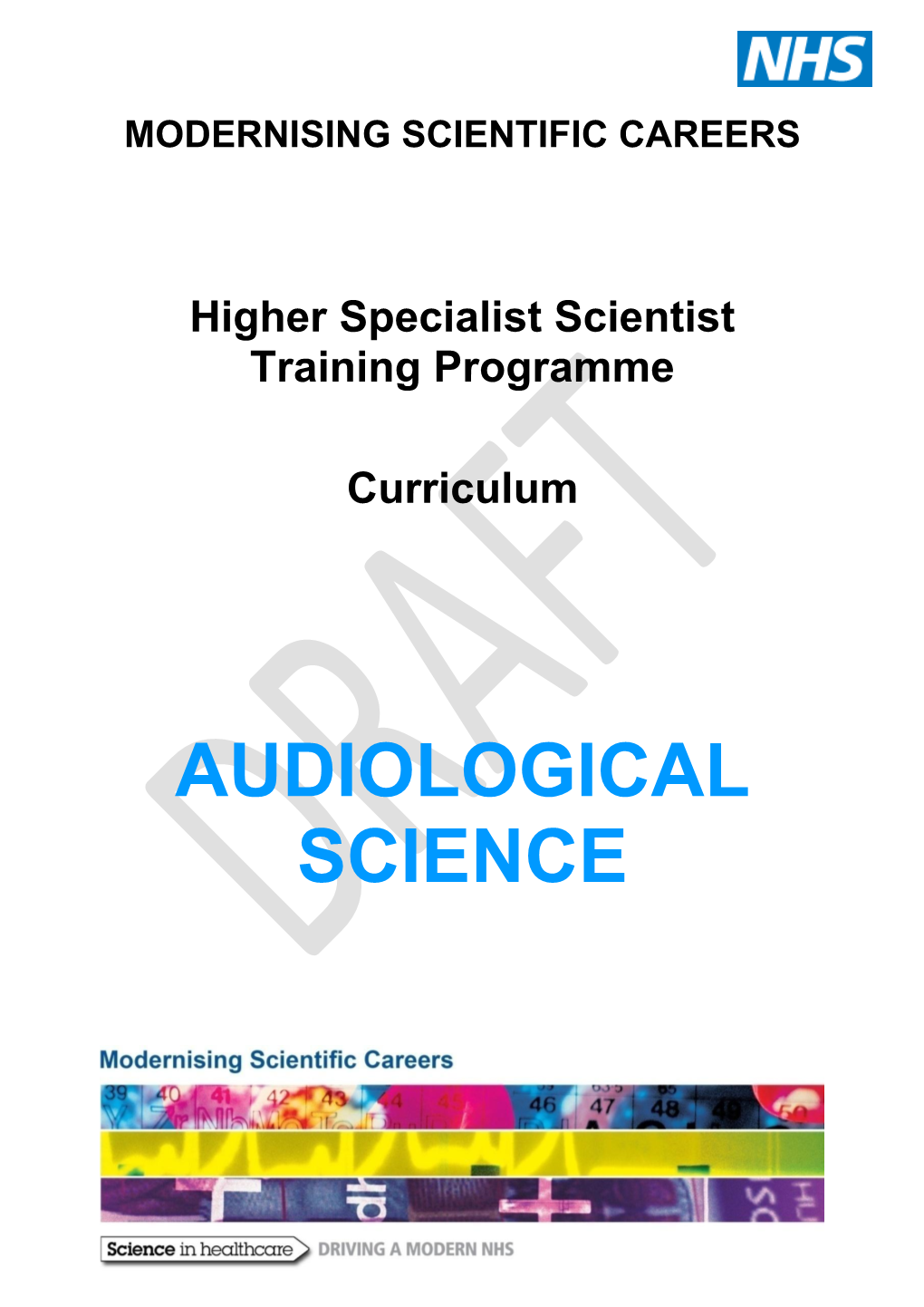 HSST Curriculum for Clinical Scientists