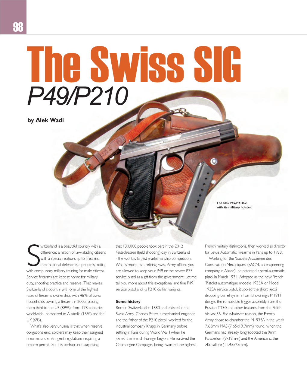 The Swiss SIG P49/P210