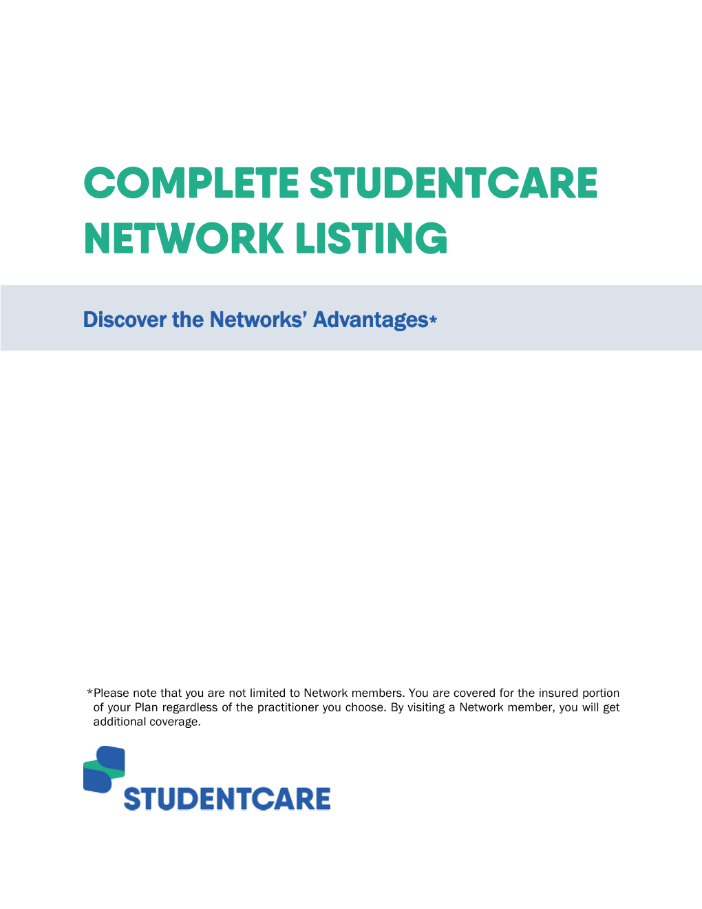 Complete Network Listing