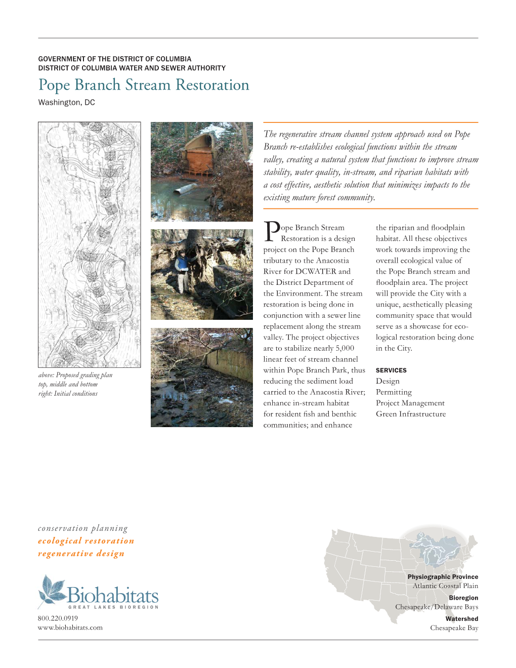 Pope Branch Stream Restoration