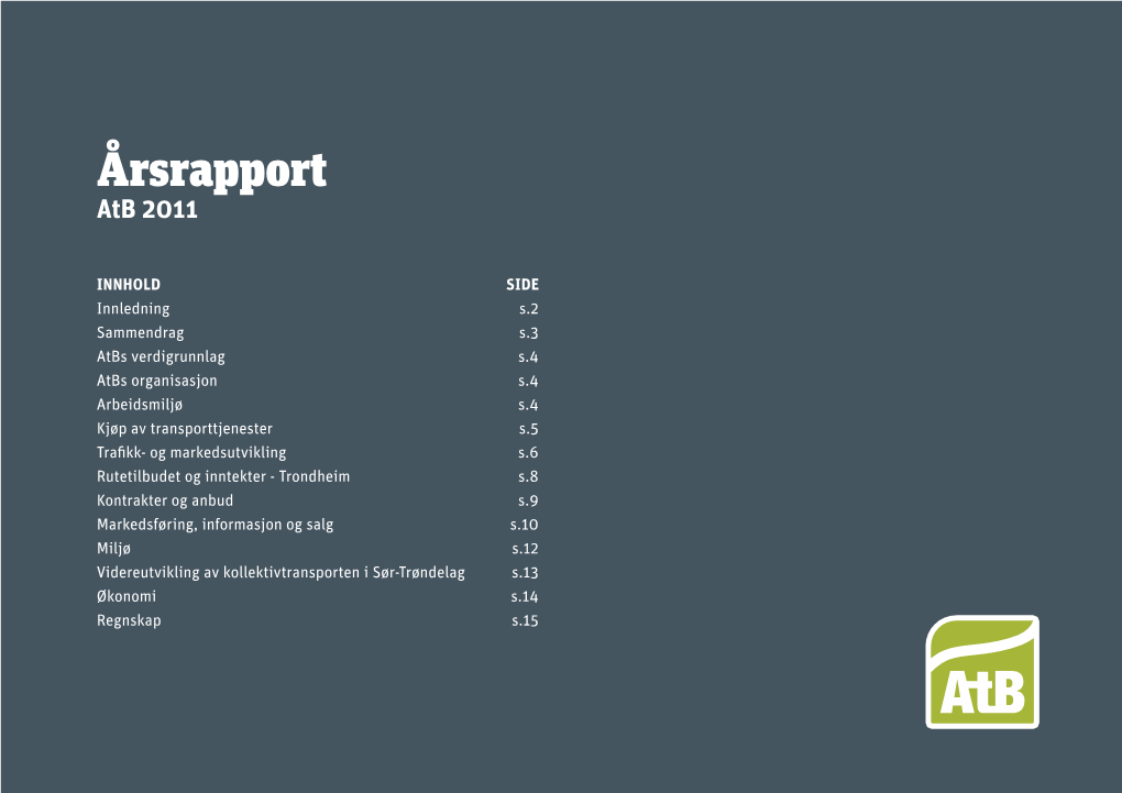 Årsrapport Atb 2011