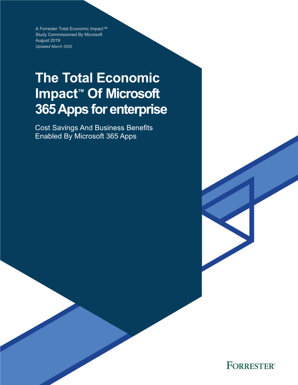 The Total Economic Impact™ of Microsoft 365 Apps for Enterprise