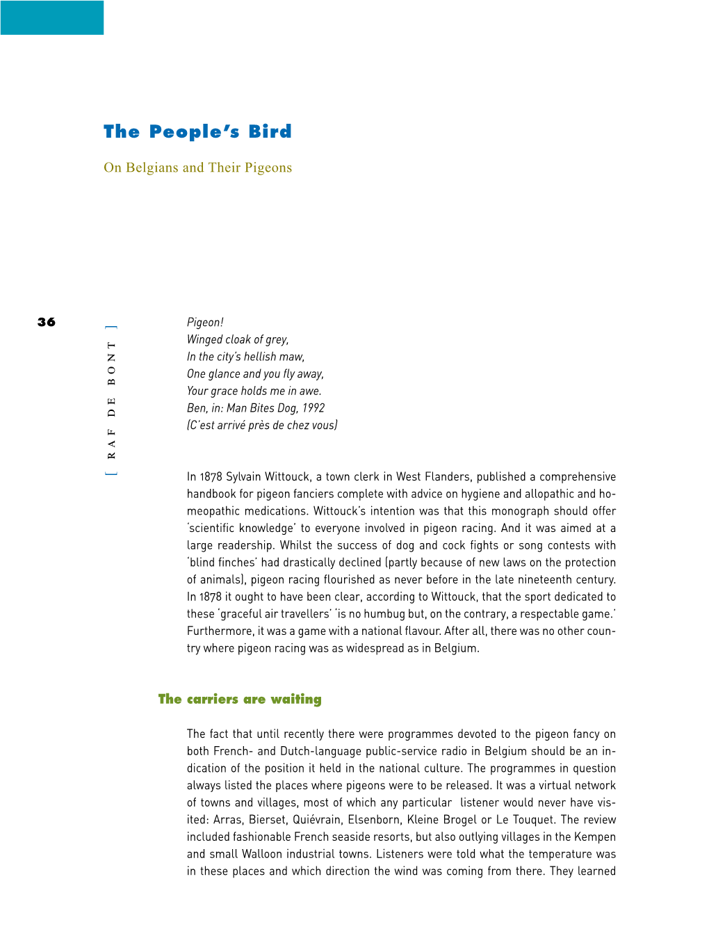 The People's Bird