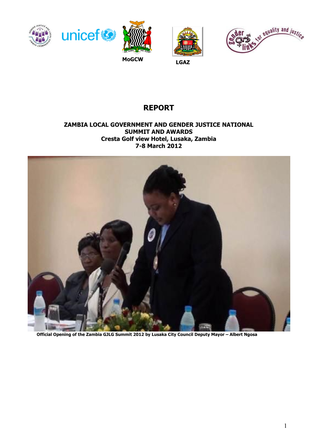 Zambia GJLG Summit Report